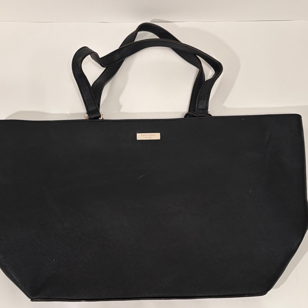 Black Kate Spade Large Tote Bag
